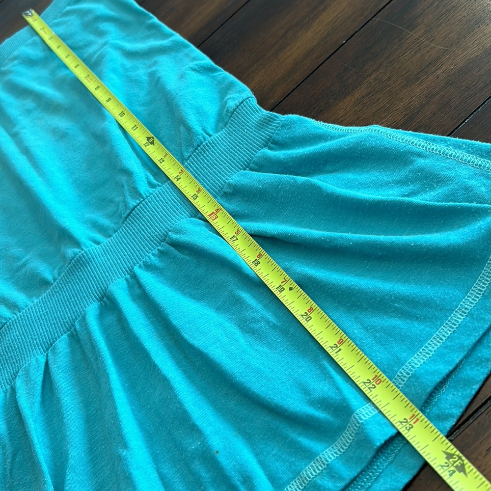 Vintage 2004 A&F teal aqua strapless tunic y2k - Picture 6 of 8